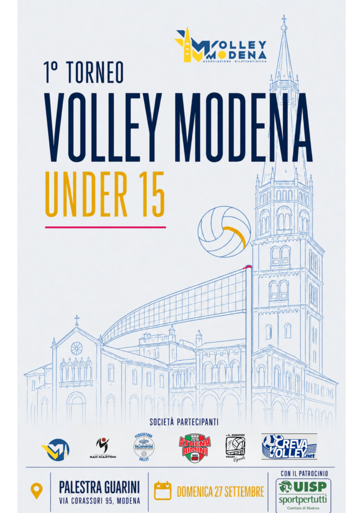 1° Torneo Volley Modena categoria Under 15 Femminile 27 Settembre